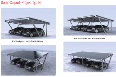 Solar-Carport Projekt Typ N